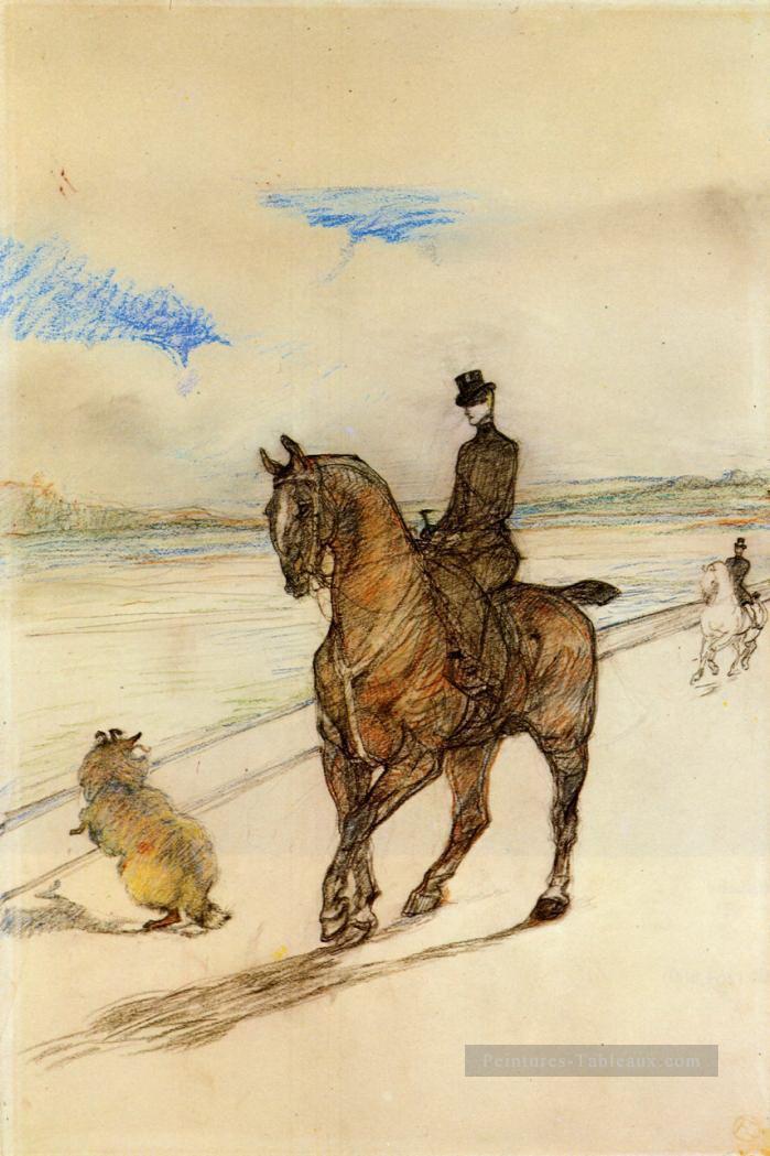 cavalière 1899 Toulouse Lautrec Henri de Peintures à l'huile